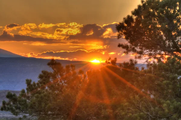 Nascer do sol em Needles District — Fotografia de Stock