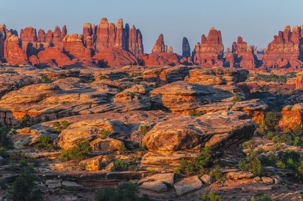 Nascer do sol em Needles District — Fotografia de Stock