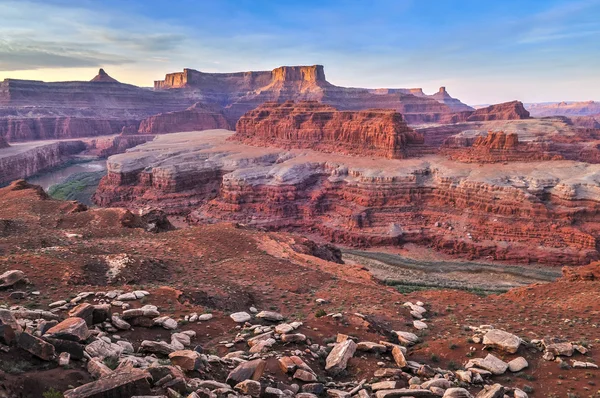 Puesta de sol cerca de Musselman Arch — Foto de Stock