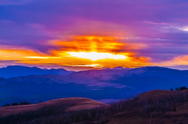 Sunrise in the Mountains — Stock Photo, Image