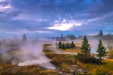 Sunrise Batı başparmak Şofben Havzası - yellowstone