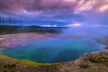 Sunrise Batı başparmak Şofben Havzası - yellowstone