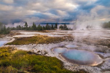 Sunrise Batı başparmak Şofben Havzası - yellowstone
