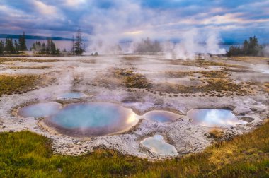 Sunrise Batı başparmak Şofben Havzası - yellowstone