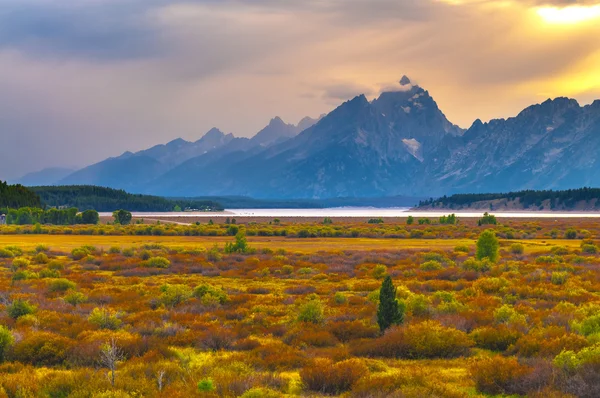 Sturz in Grand Tetons — Stockfoto