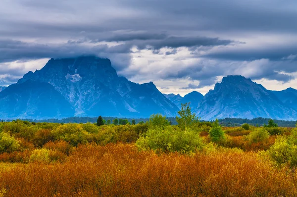 Caída en Grant Tetons — Foto de Stock