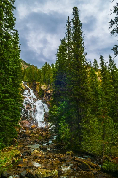 Ukryte spada - przyznać teton — Zdjęcie stockowe