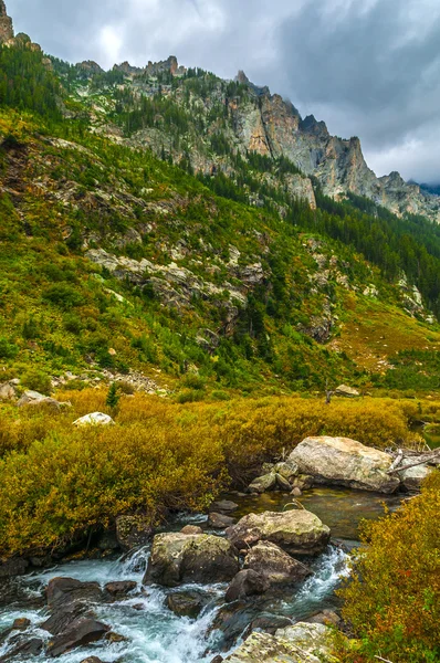 Cascade Canyon - Parque Nacional del Gran Teton — Foto de Stock