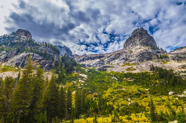 Trapsgewijs canyon - grand teton national park — Stockfoto