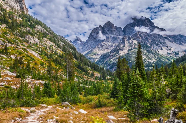 Udělit tetons krajina — Stock fotografie