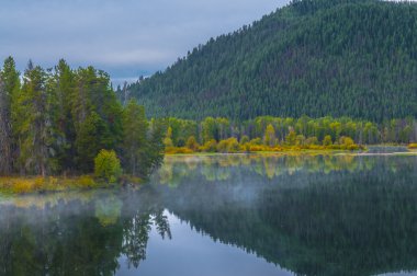 sunrise Grand teton yansıma