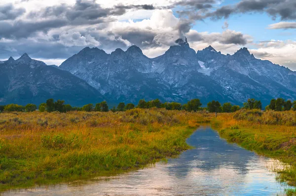 Paisaje de Grand teton — Foto de Stock