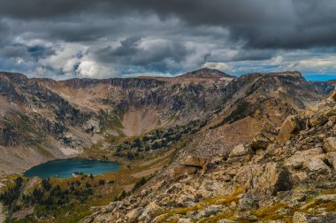 Göl yalnızlık grand tetons