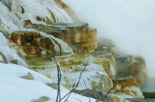 Gelbsteinwinterlandschaft — Stockfoto