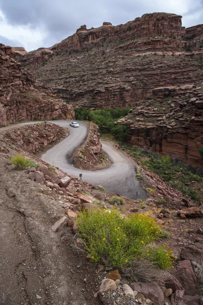 Road Switchbacks near Hunter Canyon — Stock Photo, Image