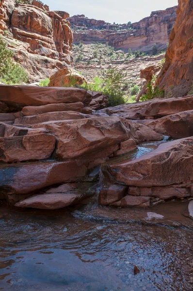 Hunter Canyon Hiking Trail Moab Utah — Stock Photo, Image