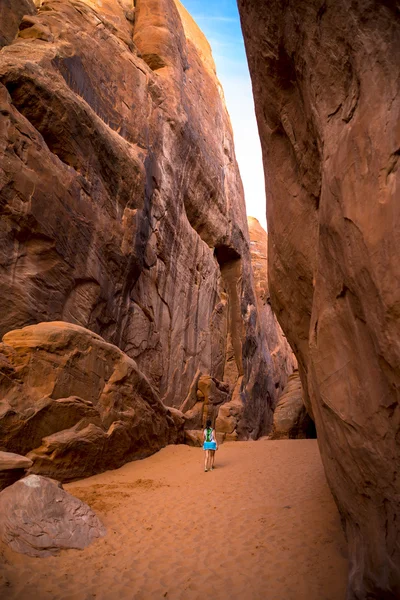 Sanddynen arch - arches nationalpark moab utah — Stockfoto
