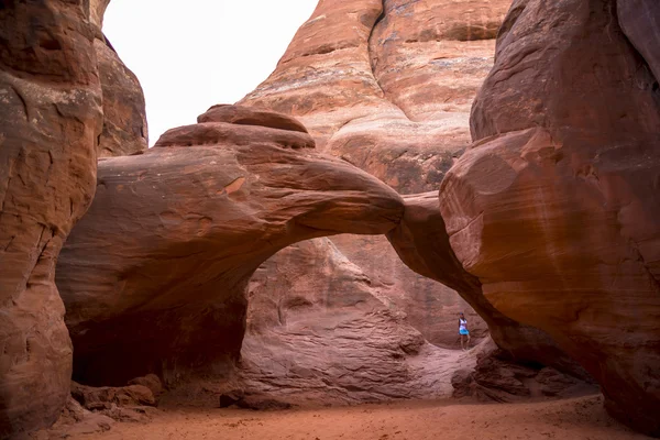 Wydmy łuk - arches national park moab utah — Zdjęcie stockowe
