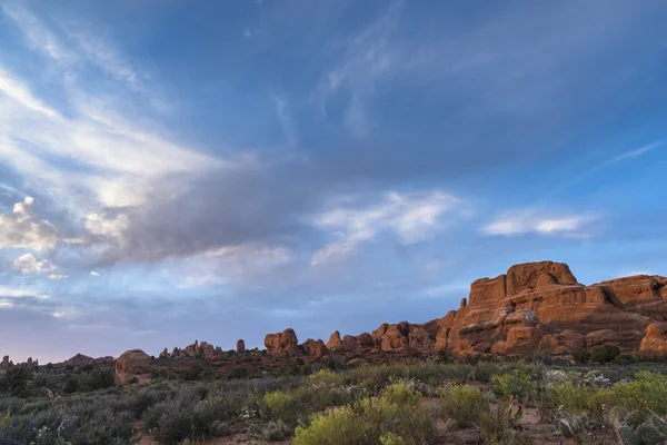 Fiery Furnace Overlook Arches National Park — Stock Photo, Image
