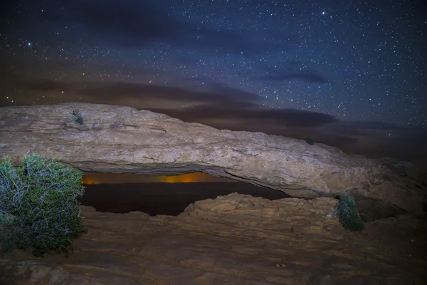Mesa Arch la nuit — Photo
