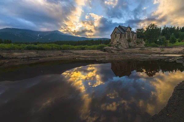 Kapel op de rots, allenspark colorado — Stockfoto