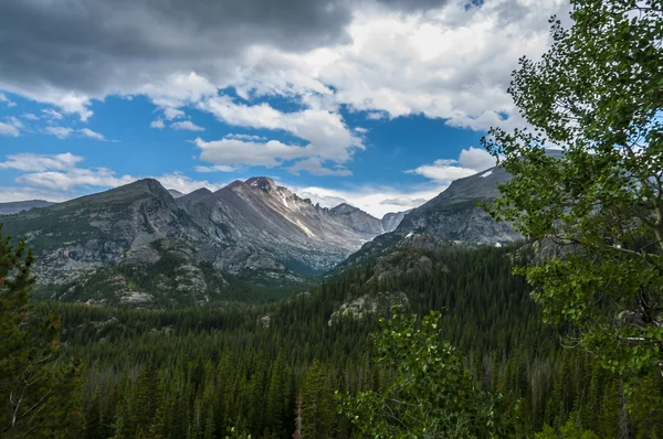 Longs, pico da tempestade, Thattop montanha-montanhas rochosas Colorado — Fotografia de Stock