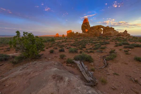 Turret Arch at sunrise — Stock Photo, Image