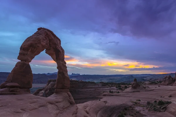 Arco delicado después de la puesta del sol — Foto de Stock