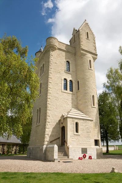 Ulster Tower War Memorial France — Stock Photo, Image