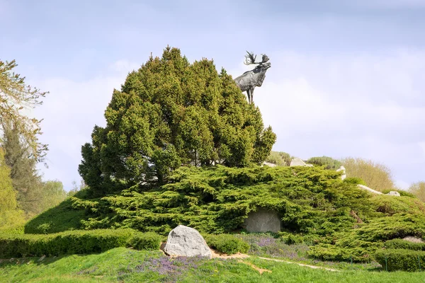 Monumento a Terranova Francia — Foto de Stock