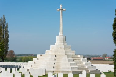 Tyne karyolası commonwealth memorial yakınındaki ypres