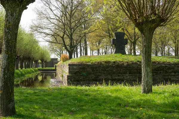 Cementerio de guerra alemán de Langemark — Foto de Stock