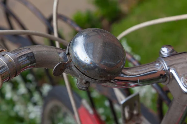 Close up of an old bicycle bell — Stock Photo, Image