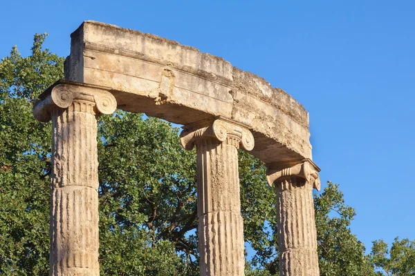 Olympia Greece Colunata de Philippeion — Fotografia de Stock