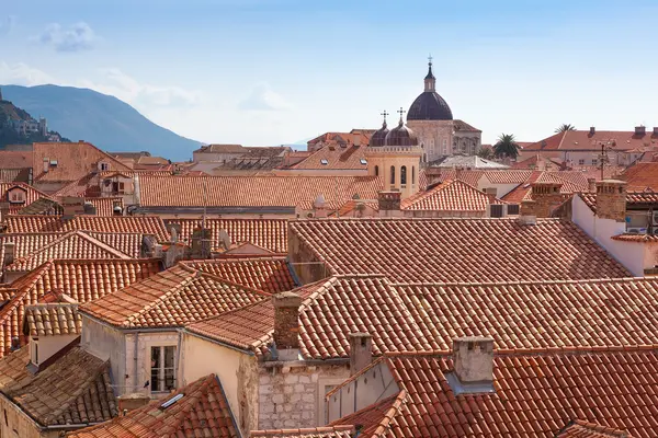 Telhados dubrovnik — Fotografia de Stock