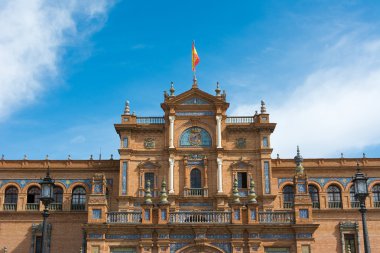 Sevilla Spanyolország plaza de espana