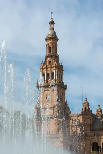 Sevilla Španělsko plaza de espana — Stock fotografie