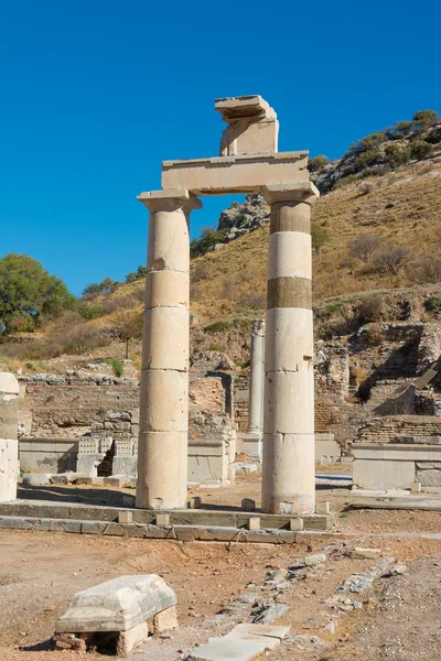 Ephesus, Turkey remains of the Prytaneum temple — Stock Photo, Image