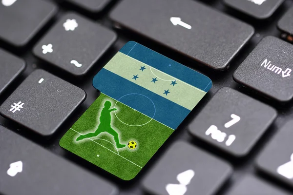 Brazil 2014 on a key — Stock Photo, Image