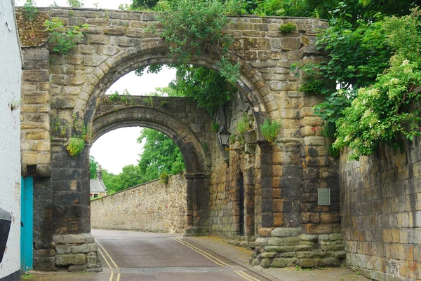 Cowgarth velho ou portão em Hexham, Northumberland — Fotografia de Stock