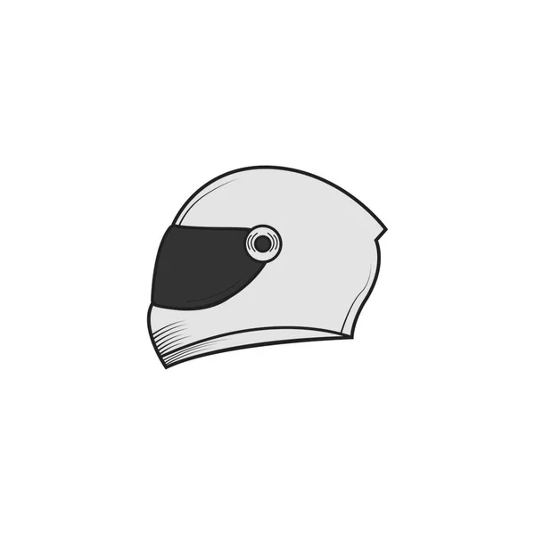 Casque avec vecteur de style à la main, le vecteur peut être utilisé pour la collection, l'imagination, le web et etc. — Image vectorielle