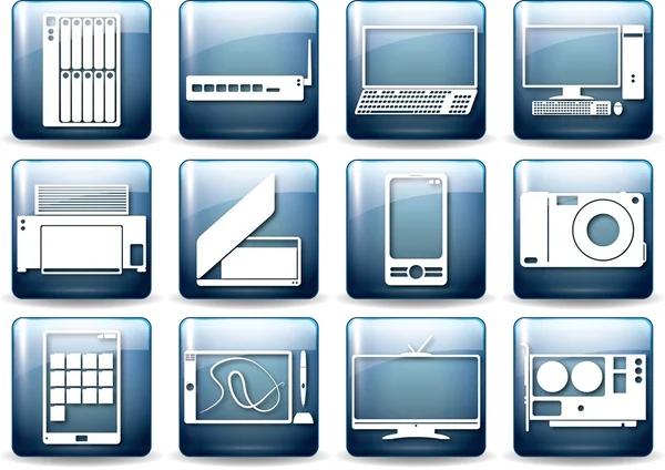 Multimedia devices icon set 2 — Stock Vector