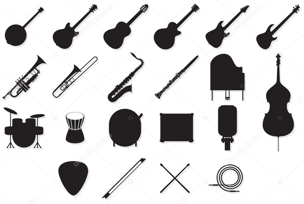 Instruments outlines set