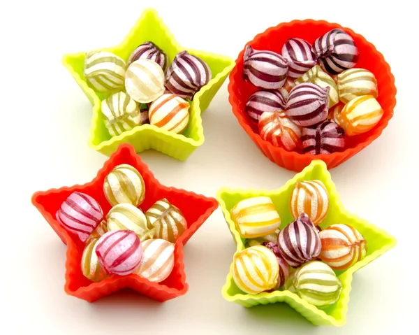 Assorted fruit candies — Stock Photo, Image