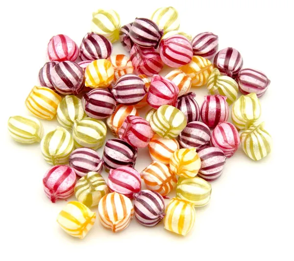 Verschiedene Fruchtbonbons — Stockfoto