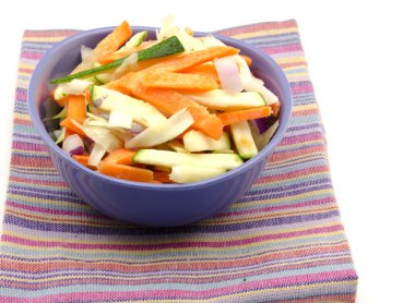 çeşitli sebze kesme