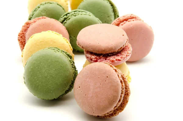 Hagyományos párizsi macarons — Stock Fotó