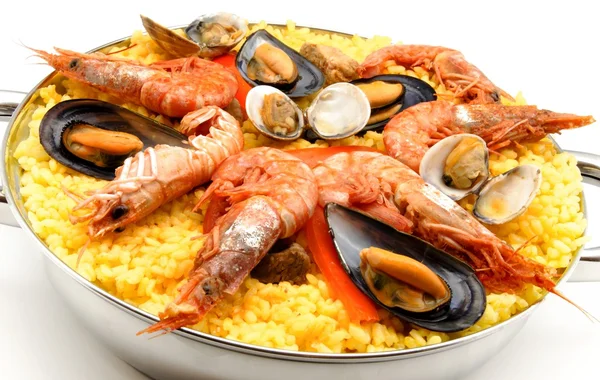 Seafood Paella — Stock Photo, Image