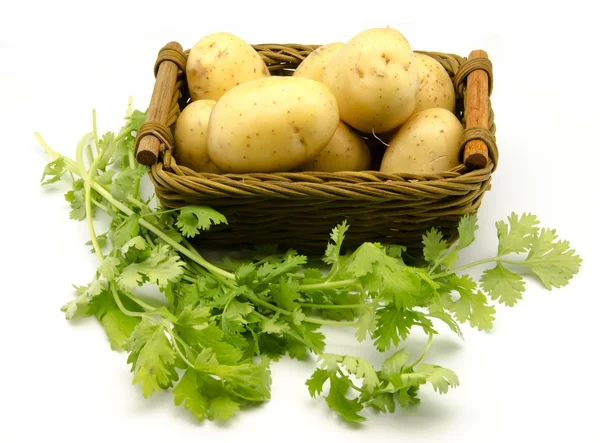 Diverse patate intere — Foto Stock