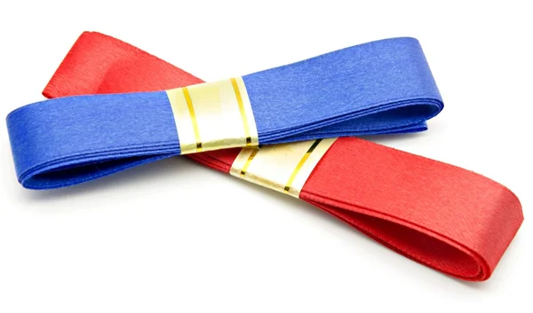 Corbatas azules y rojas — Foto de Stock